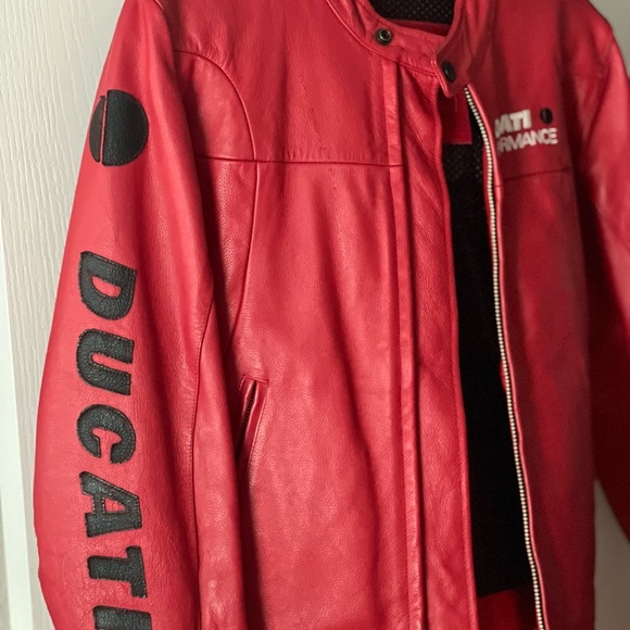 Red Leather Jacket - Picture 2 of 12
